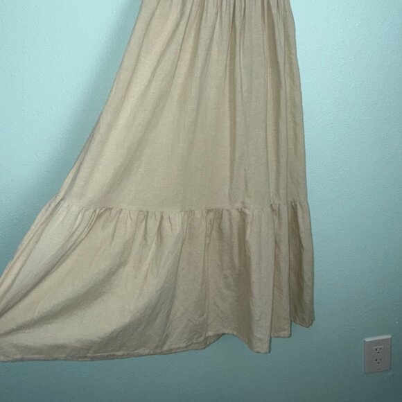 NWT Jessica Simpson Linen Blend Tiered Dress Size XS - Picture 4 of 13